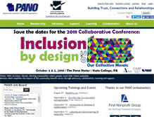 Tablet Screenshot of pano.org